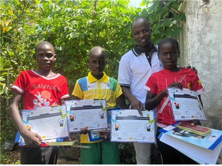 We won the National Kid’s Athletics Championship in Luweero!